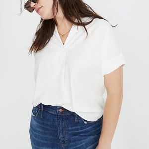 Madewell Currier Button Back Shirt Sz S